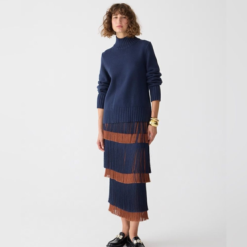 J. Crew Cotton Turtleneck Sweater NWT